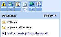  Radni prostor koji vas povezuje sa intranetom
 direkrno u Office programima 