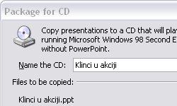  Novi potprogram za prenos prezentacije �e se pobrinuti
 i oko takvih sitnica kao �to je automatsko pokretanje CD-a,
 koji mo�e sam da snimi 