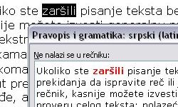  Jezi�ki alati su pre�i��eni i dopunjeni,
 pa podr�avaju ekavicu i ijekavicu 